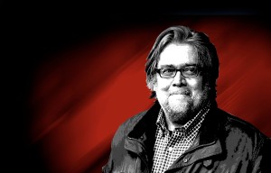 In a court report from a 1996 domestic violence allegation against Bannon, he was said to have stated, "that he doesn't like Jews and that he doesn't like the way they raise their kids to be 'whiney brats' and that he didn't want (his daughters) going to school with Jews." This vile, anti-Jewish prejudice poses no actual contradiction to his support for the Zionist project. Image from Forward.com